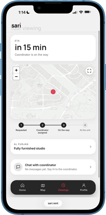 Sari app — viewing in 15 minutes